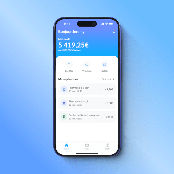 tableau de bord utilisateur 3Pay