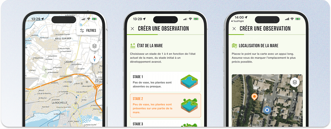 geomares capture écran application