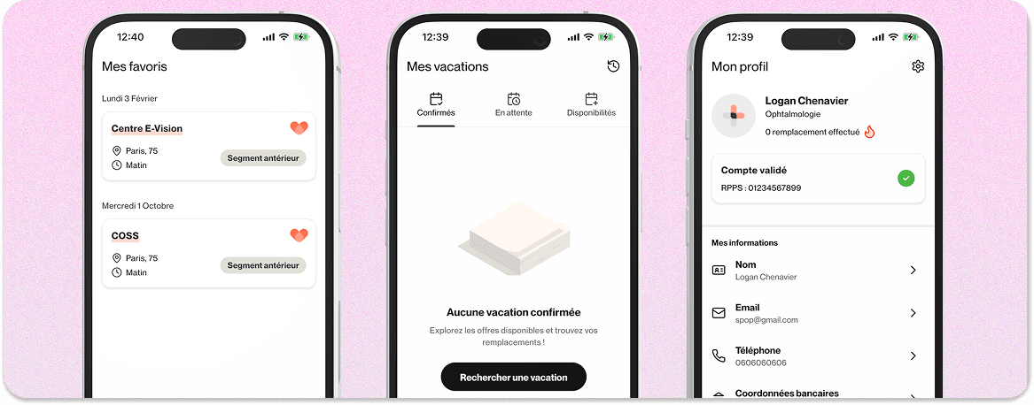 capture d'écran de l'application Remplax