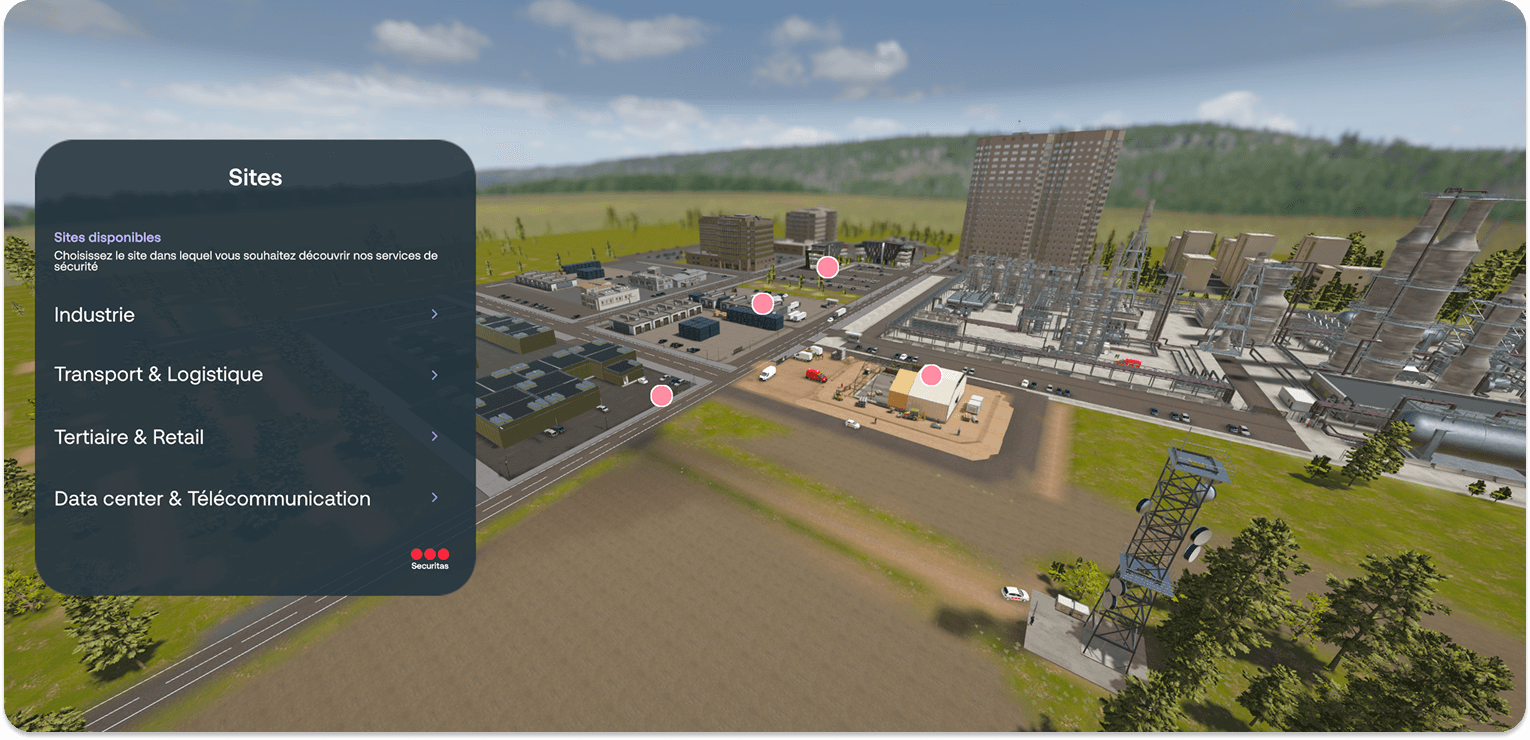 Securitas – Application immersive 3D